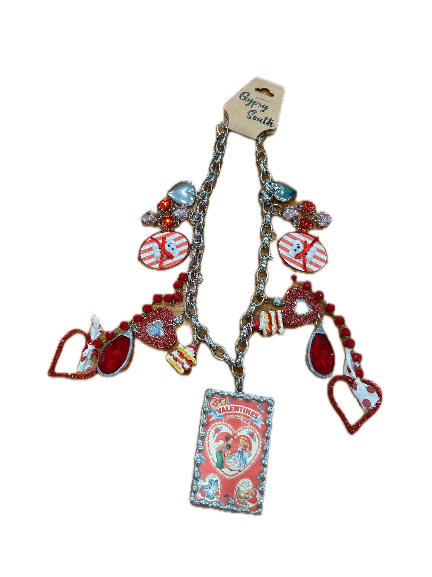 SALE!  GYPSY SOUTH VDAY CHARM NECKLACE