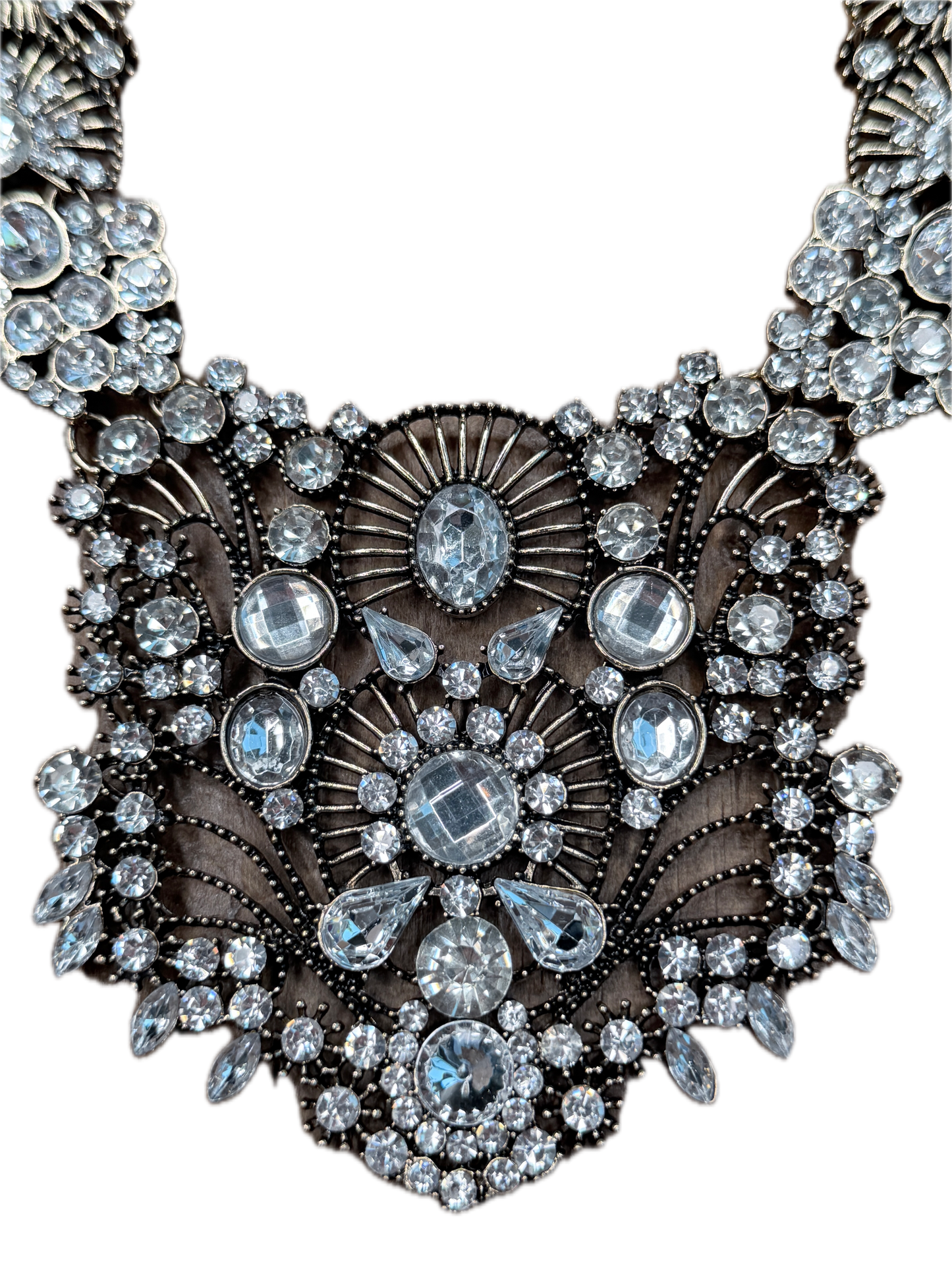 Manhattan Bronze Bling Necklace