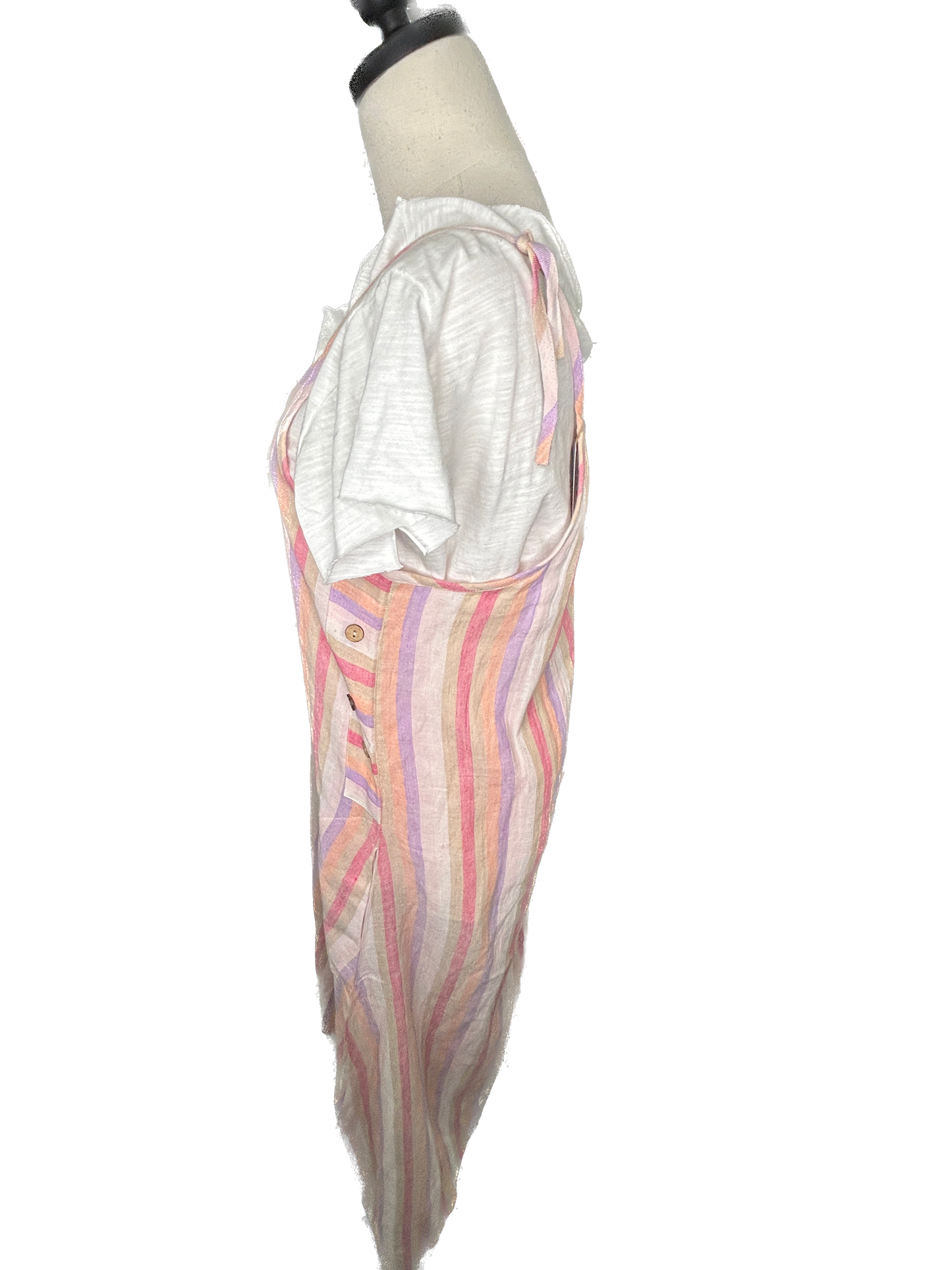 I Love Linen - Striped Spaghetti Strap Dress *Final Sale*