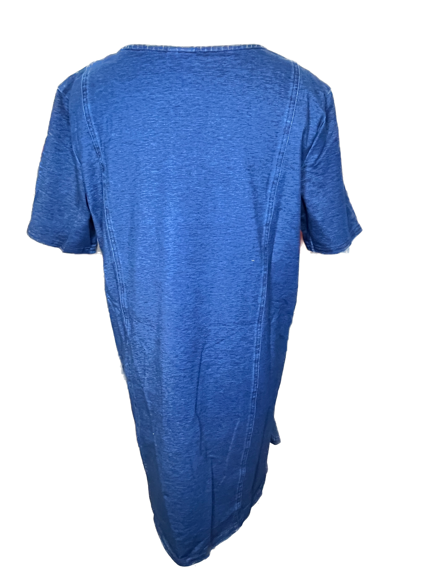 Focus - Denim Elbow Sleeve Tunic Dark Blue *Final Sale*
