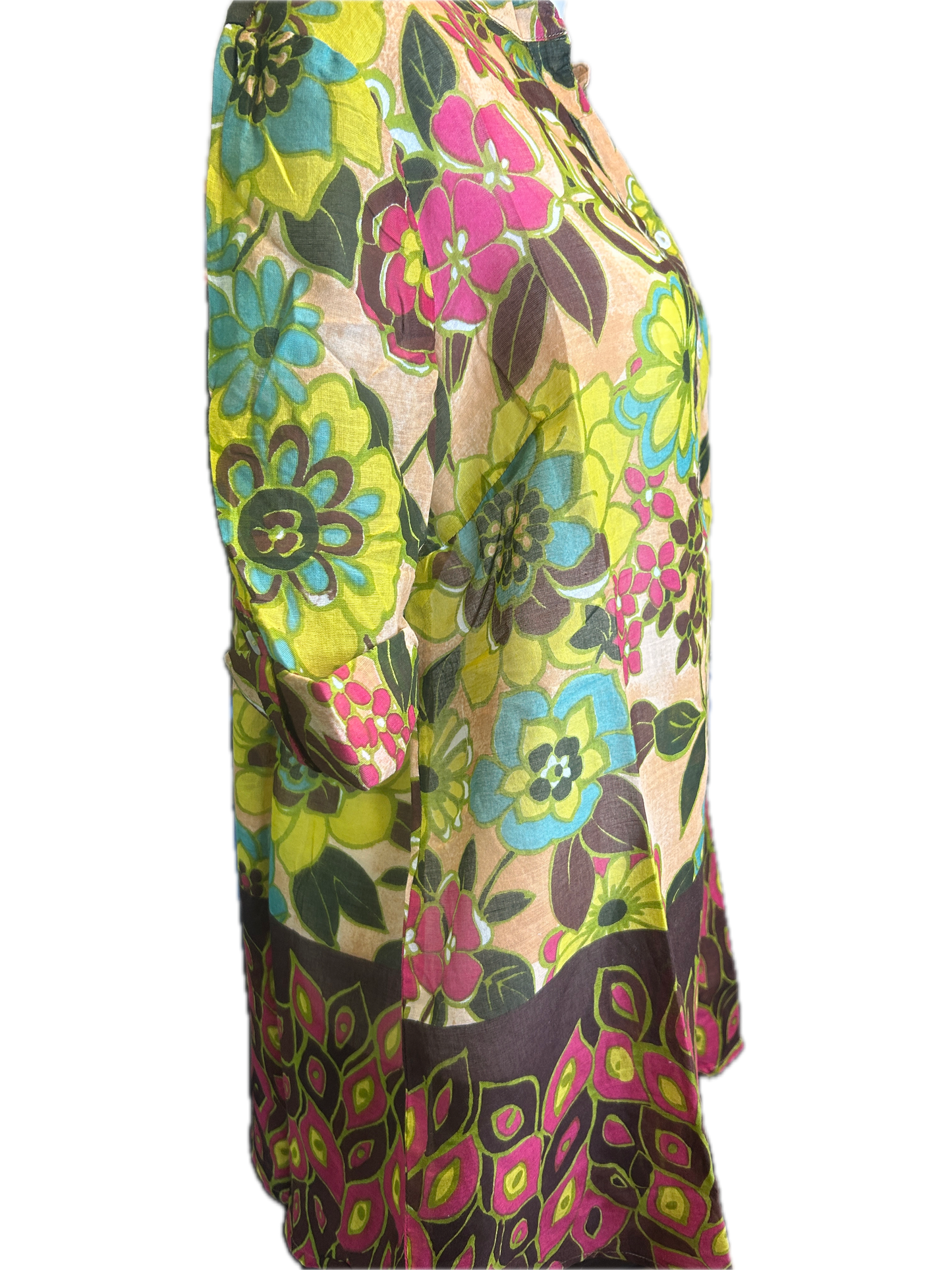 Dolma- Sheer Floral Print Top *Final Sale*