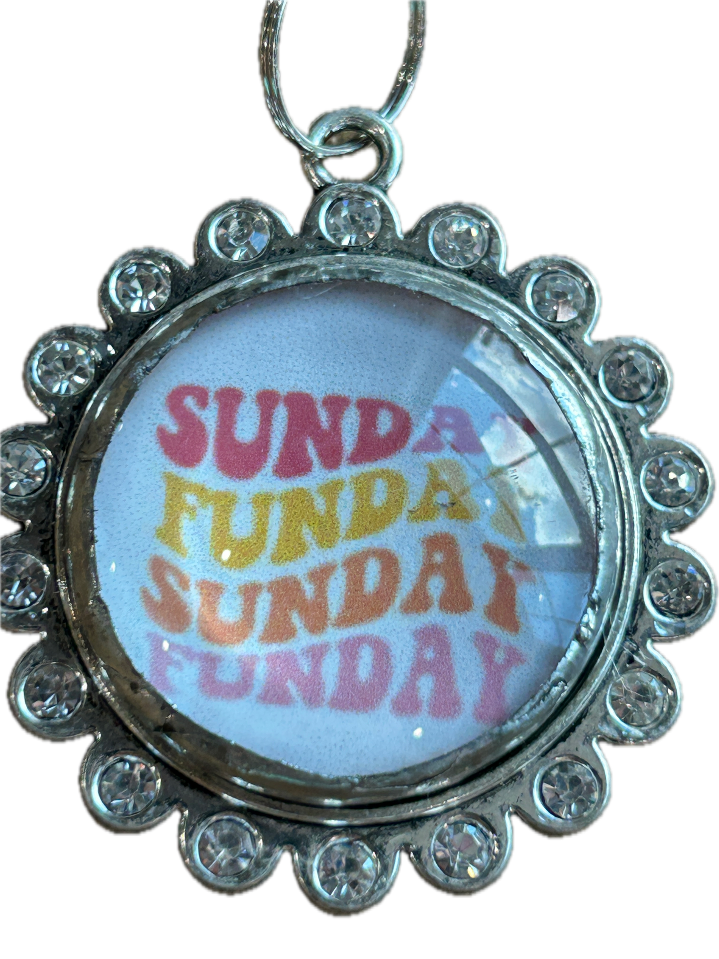 Sunday Funday Bezel Necklace