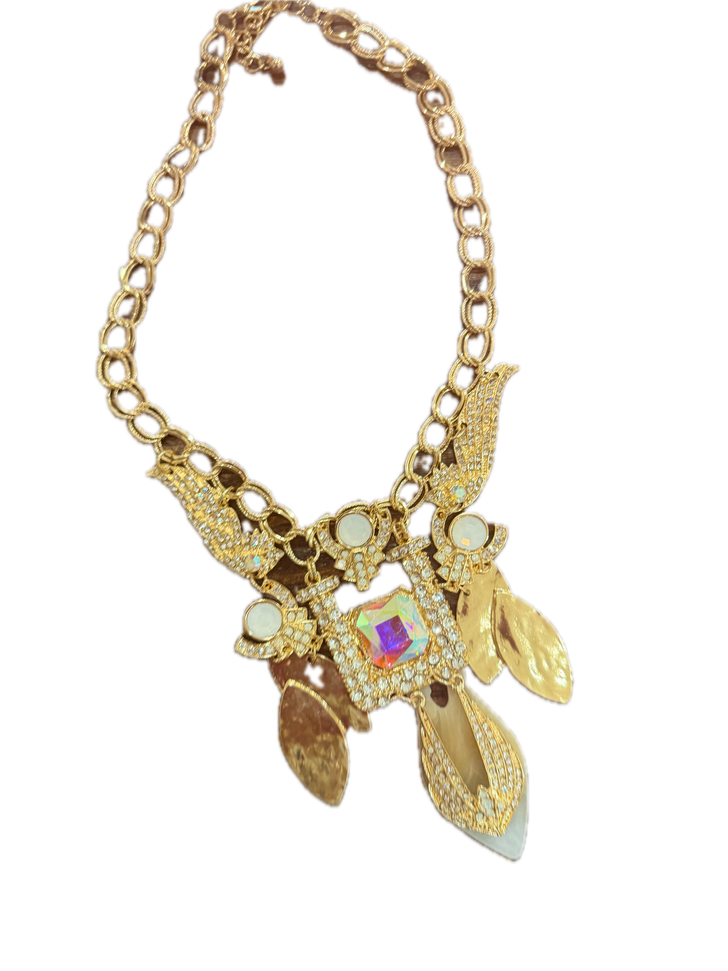 SALE Golden Hour Rhinestone Necklace