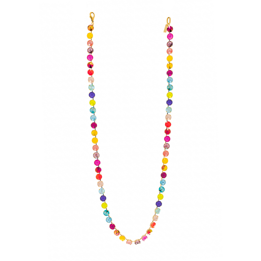 CELIA NECKLACE IN GREEN MIX (IN STOCK)