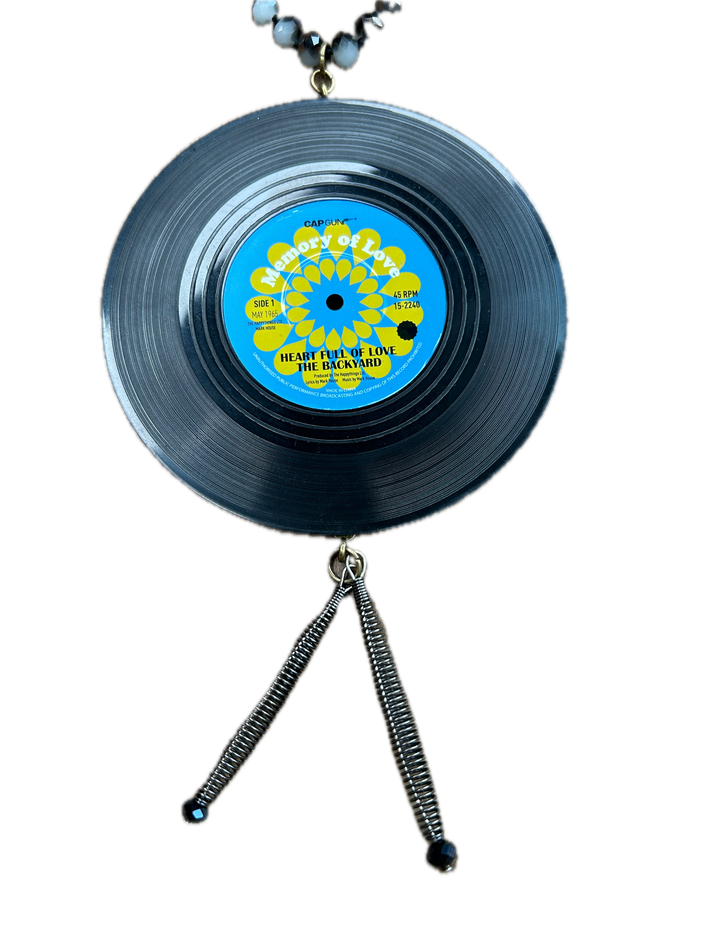 Memory of Love Record Necklace