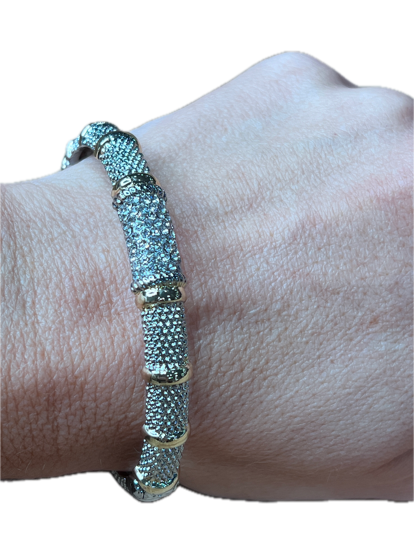 Silver and Gold Bangle