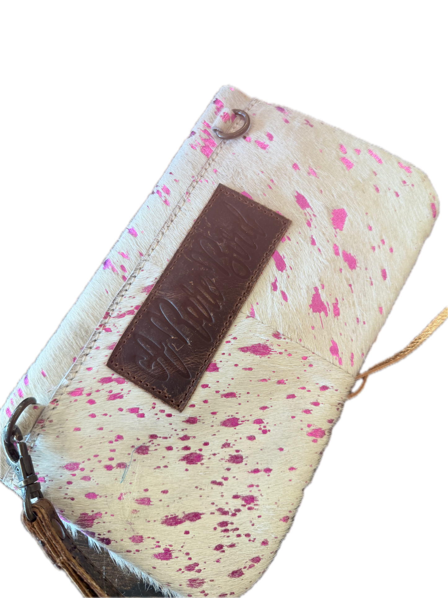 SALE A Rare Bird- Leather Love Clutch