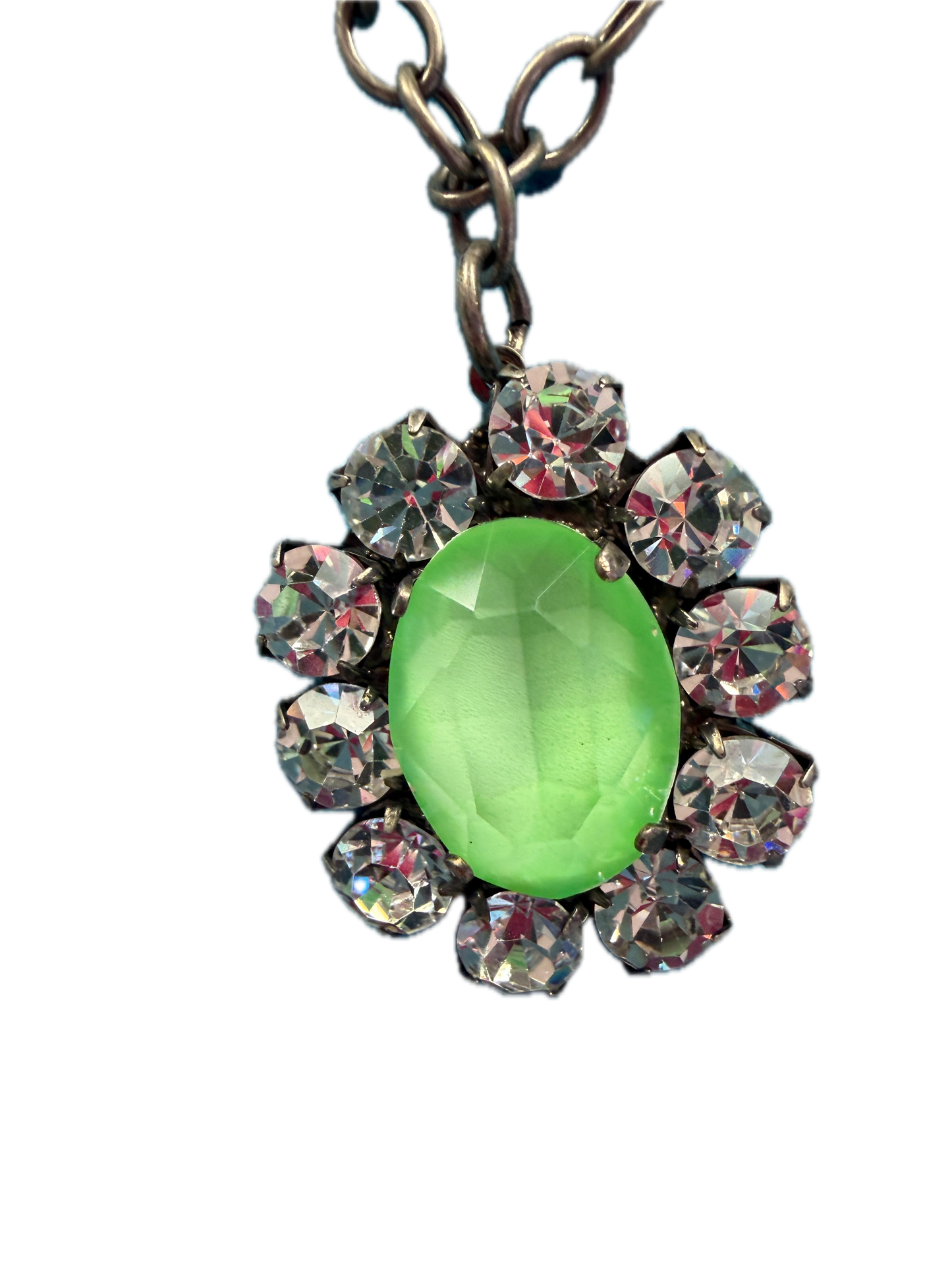 Edith Oval Pendant Necklace