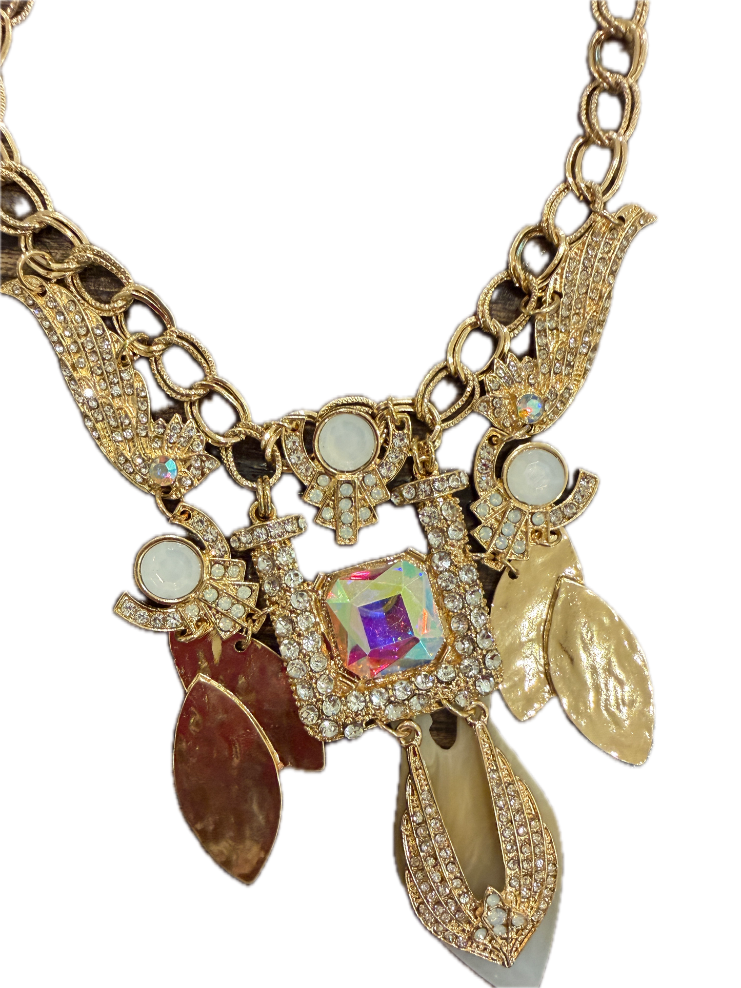 SALE Golden Hour Rhinestone Necklace