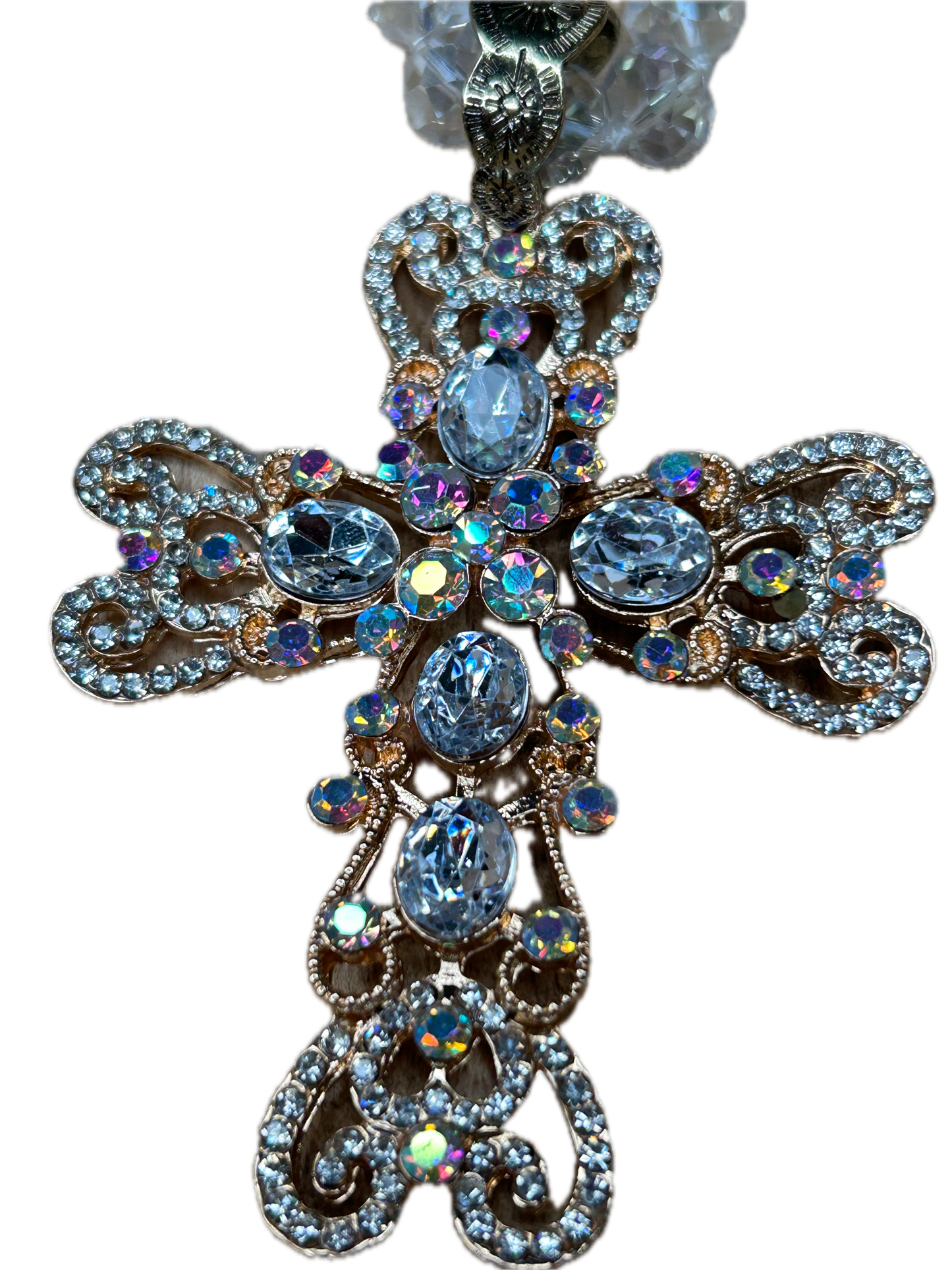 Rhinestone Cross Necklace