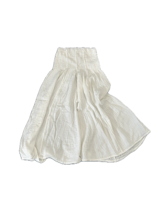 Gauze Cotton Pants (White) *Final Sale*