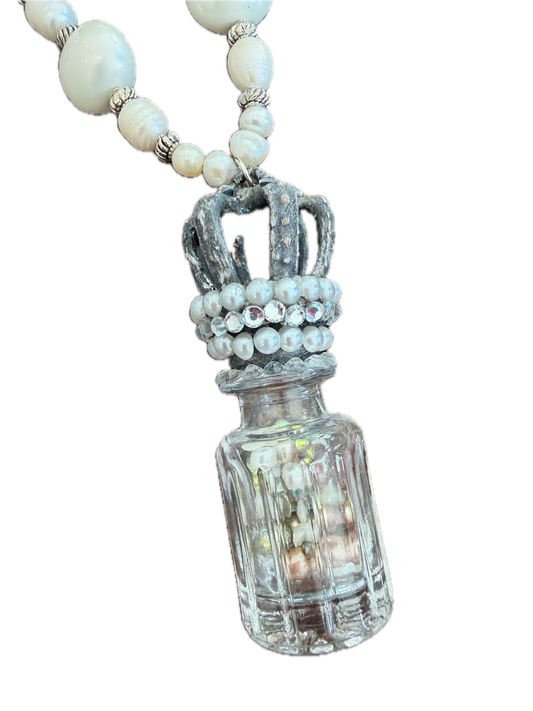 A Rare Bird- Love In A Bottle Necklace (Small)