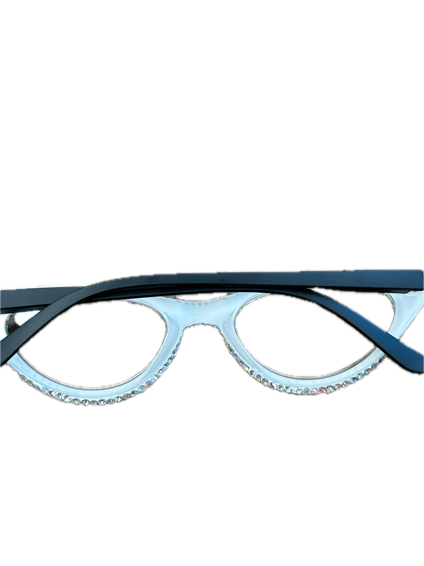 Bedazzled Glasses (Black and White)