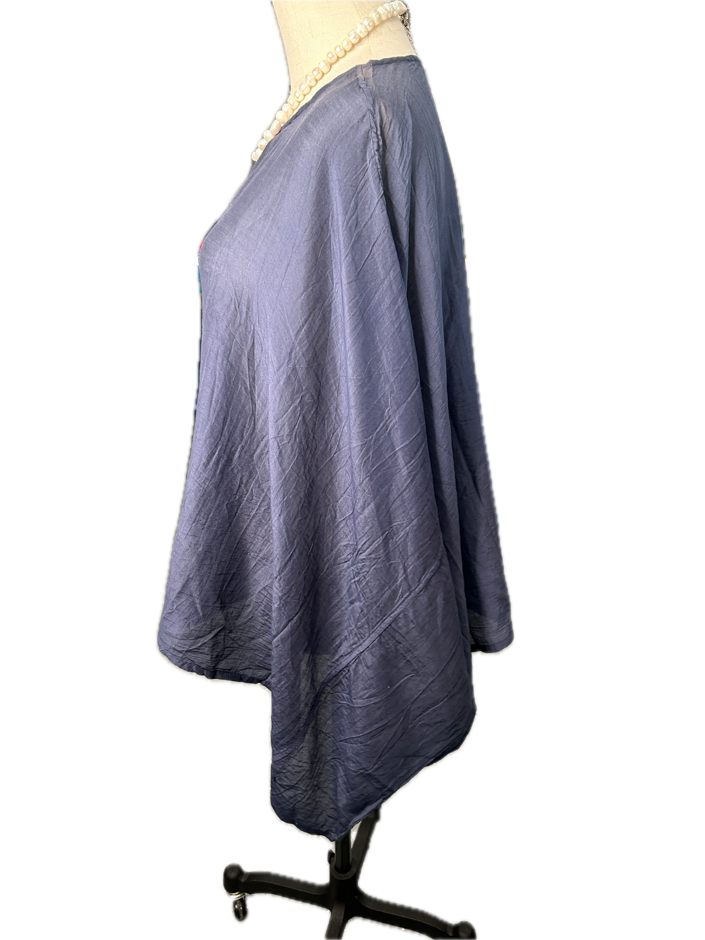 Paper Lace- Sun-kissed Cotton Overlay (Navy) Overlay (Final Sale)