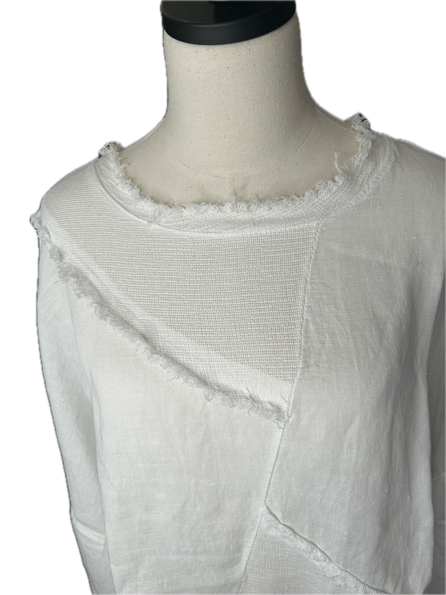 Italian Cotton Gauze Tunic (WHITE) *Final Sale*