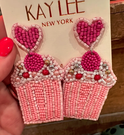 Happy Birthday Beaded Earrings