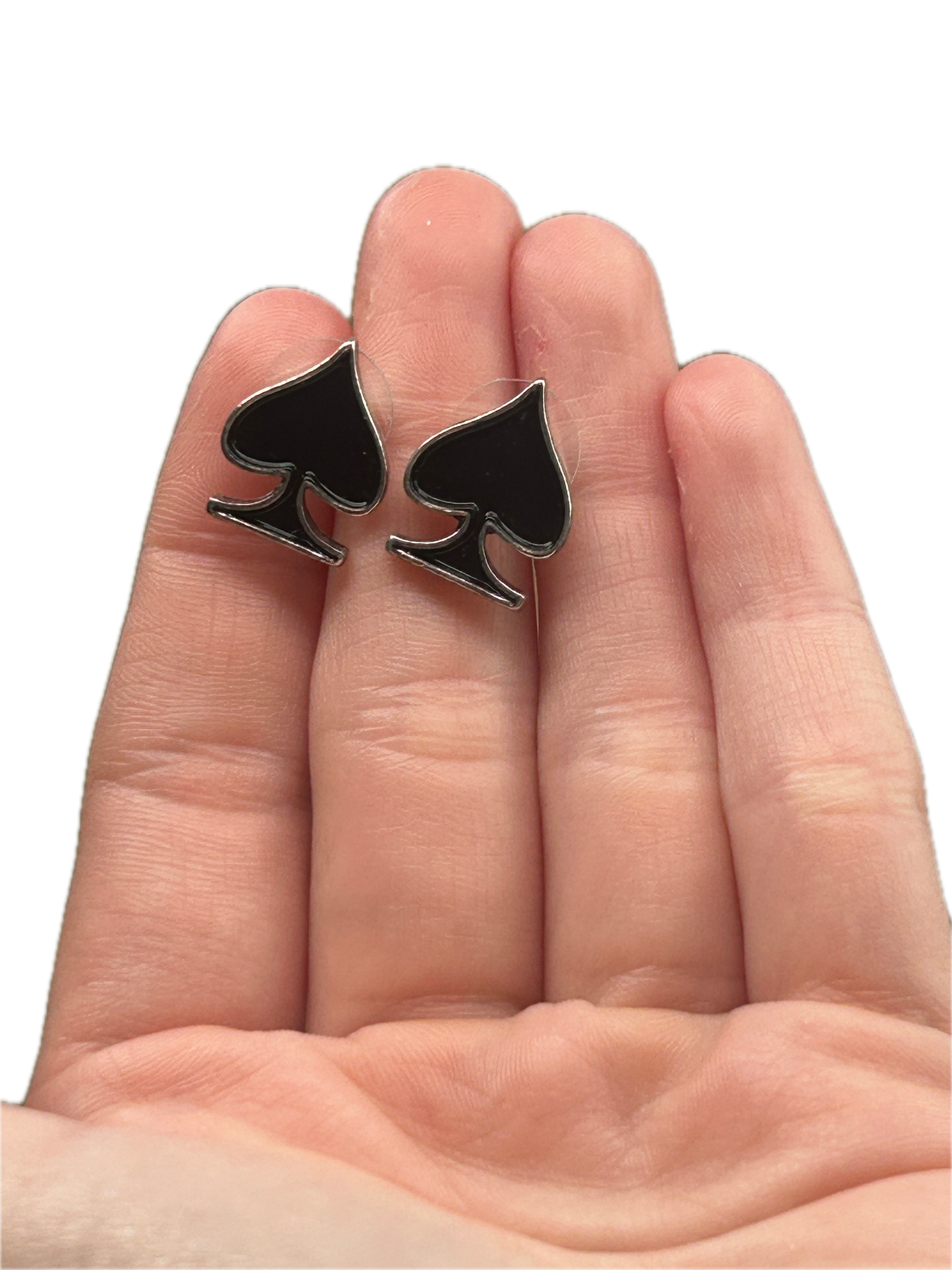 Black Spades Earrings